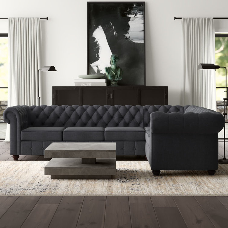 Greyleigh™ Quitaque 87.4" Wide Corner Sectional & Reviews Wayfair Canada